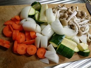 カレー用の切った野菜